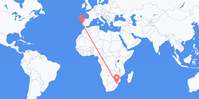 Voli dallo Swaziland al Portogallo