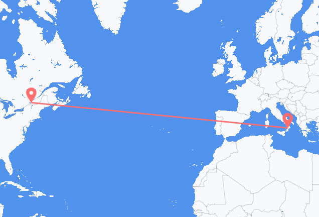 Voos de Montréal para Lamezia Terme