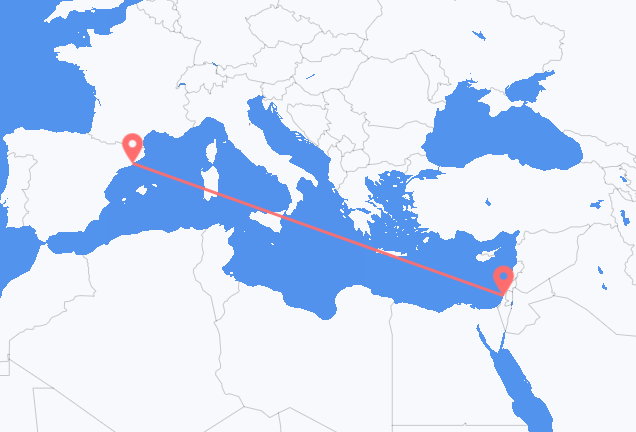 Flyrejser fra Tel Aviv til Barcelona