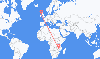 Flyreiser fra Malawi til Nord-Irland