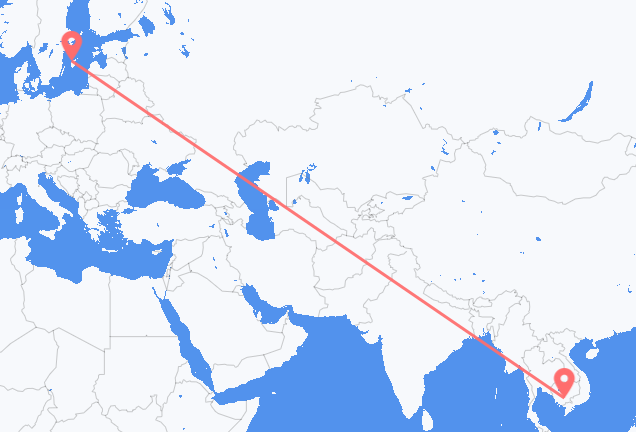 Flyrejser fra Phnom Penh til Visby