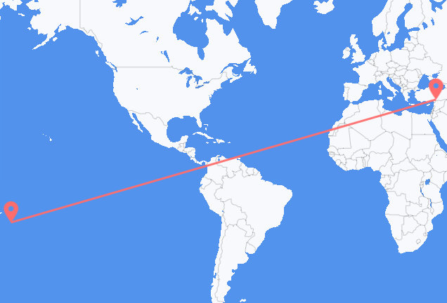 Flyg från Nukuʻalofa till Gaziantep