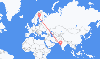 Vols de Bombay pour Kokkola