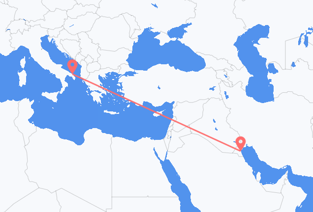 Vuelos de Ciudad de Kuwait a Brindisi