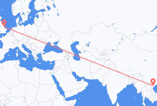 베트남 하노이에서 출발해 영국 커밍턴으로(으)로 가는 항공편