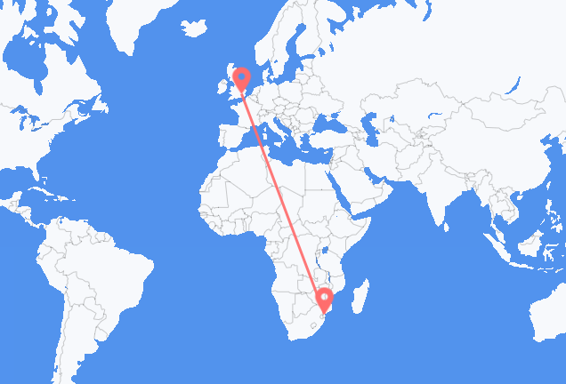 Flug frá Mapútó til London