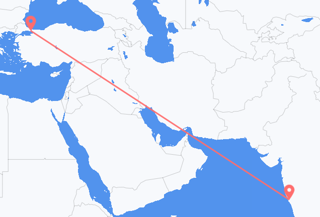 Flyg från Goa till Istanbul