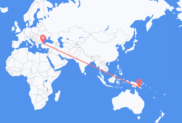 Vols de Port Moresby pour Istanbul