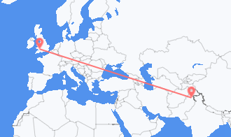 Flüge von Pakistan nach Wales