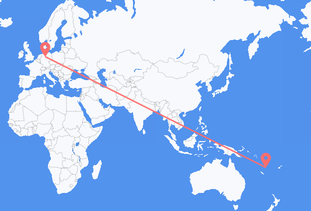 Flyg från Port Vila till Hannover