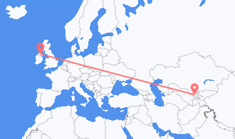 Flyg från Uzbekistan till Nordirland