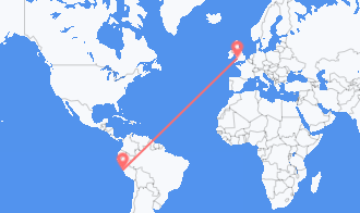 Vols du Pérou vers le Pays de Galles