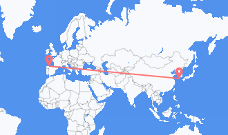 Flyreiser fra Jeju City, til Santiago del Monte