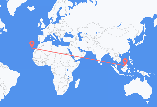 Vuelos de Bandar Seri Begawan a La Palma