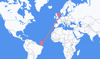 เที่ยวบิน จาก Fortaleza, บราซิล ไปยัง นอริช, อังกฤษ