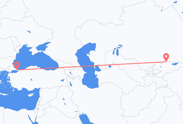 เที่ยวบินจาก บิชเคก ไปยัง อิสตันบูล