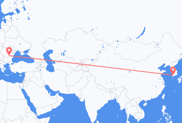 Loty z Gwangju do Bukaresztu
