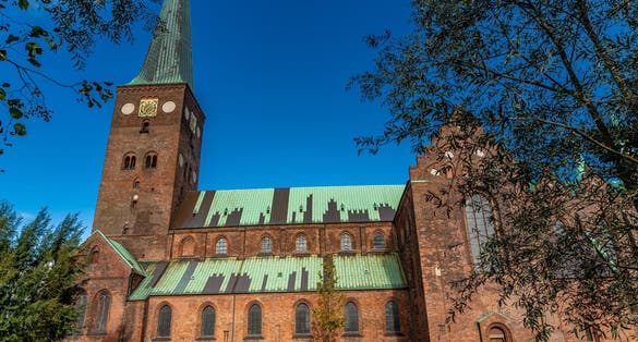 Photo of the Aarhus Cathedral in Aarhus, Denmark.