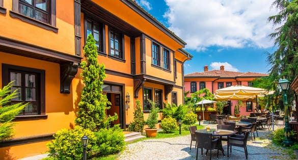 Photo of Colorful old Odunpazari streets Eskişehir, Turkey.