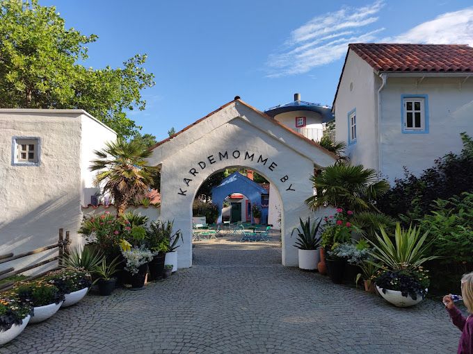 The entrance to the Kardemomme by at Kristiansand Zoo ,Norway.