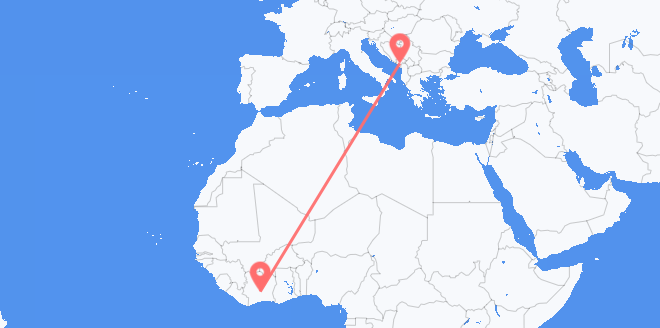 Côte d’Ivoire pour le monténégro
