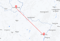 Straßburg nach Luxemburg