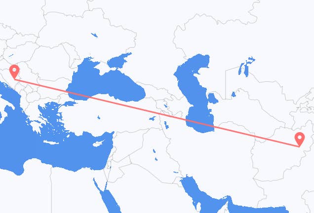 Kabul to Sarajevo