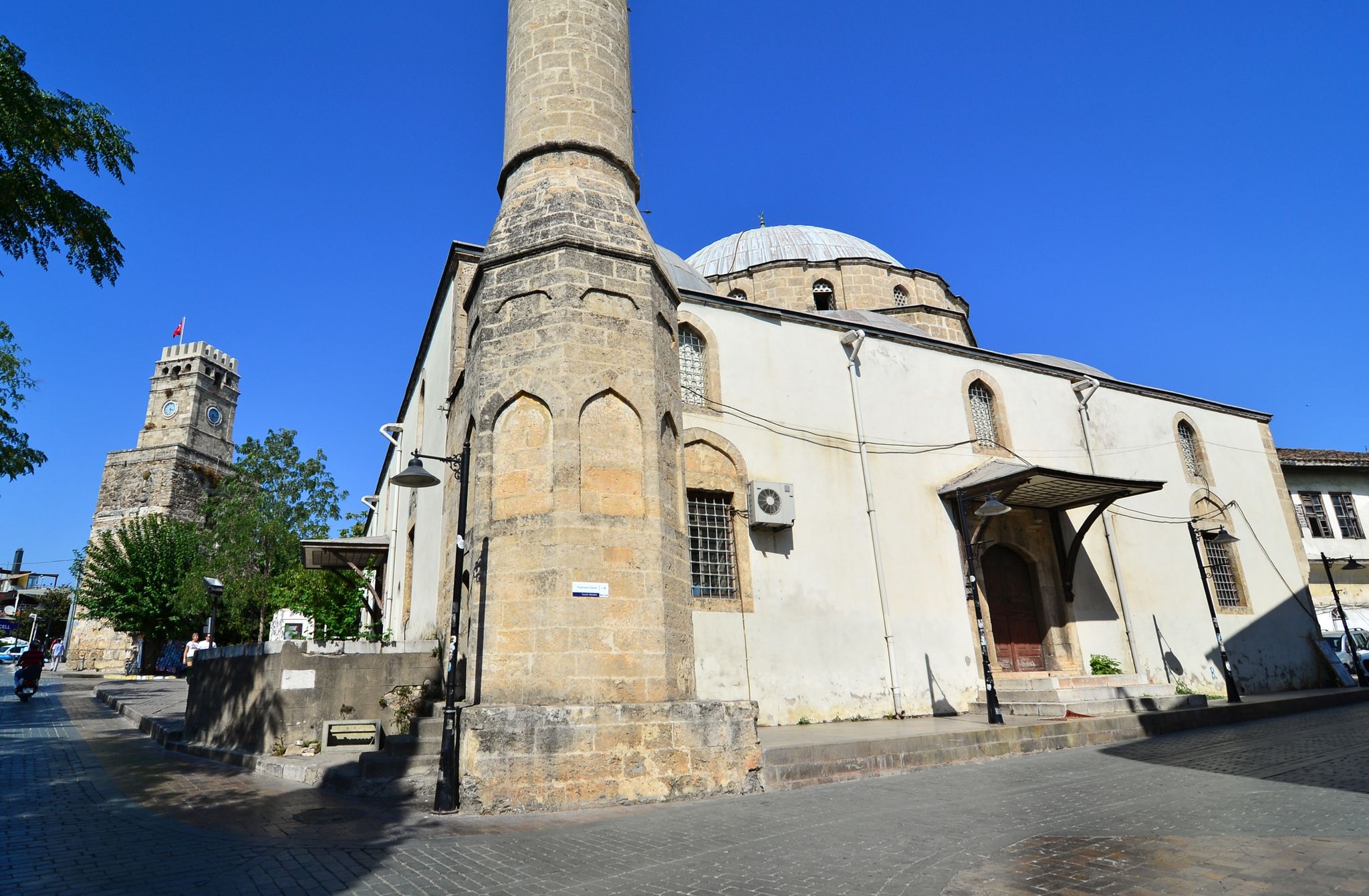 photo of back view of Tekeli Mehmet Pasa mosque in Antalya, Turkey.