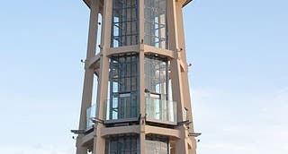 photo of view of Water tower of Siófok, Siófok, Hungary.