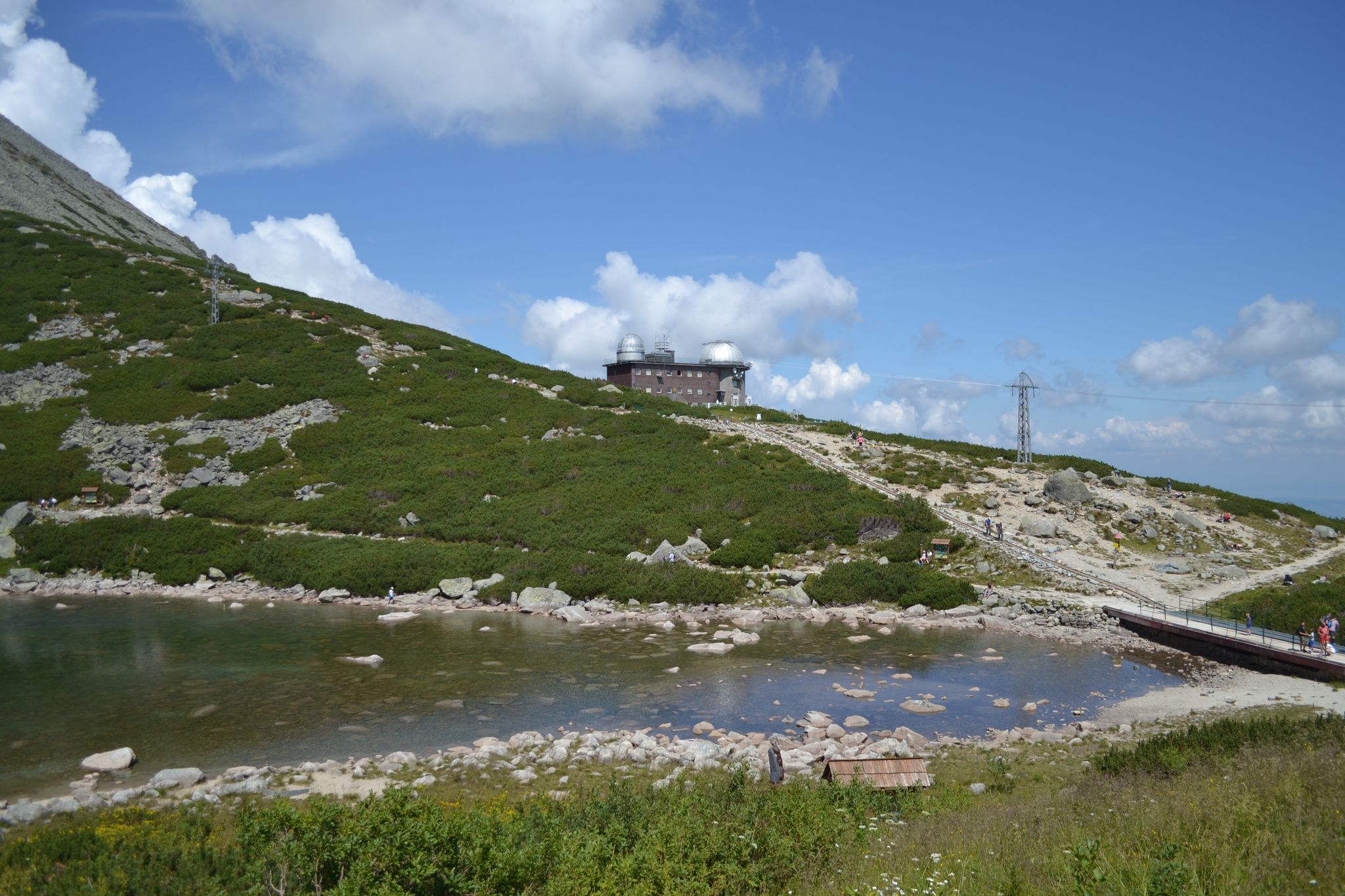 Photo of Skalnaté pleso, Lomnický štít, Vysoké Tatry,Slovakia .