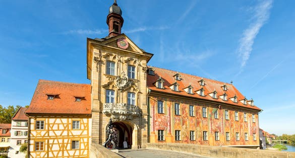 The Old City Hall (Altes Rathaus) of Bamberg, Bavaria, Germany