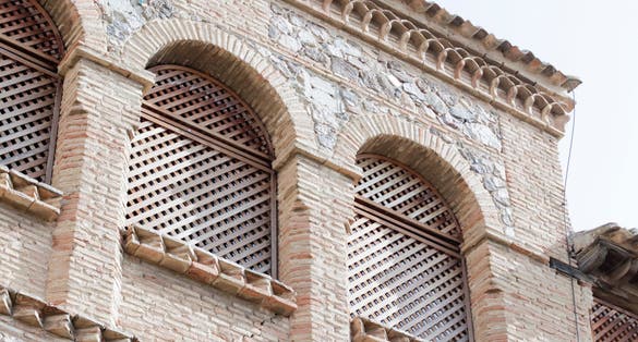 Photo of Ancient building of El Greco Museum at the jewish quarter of Toledo, Spain.