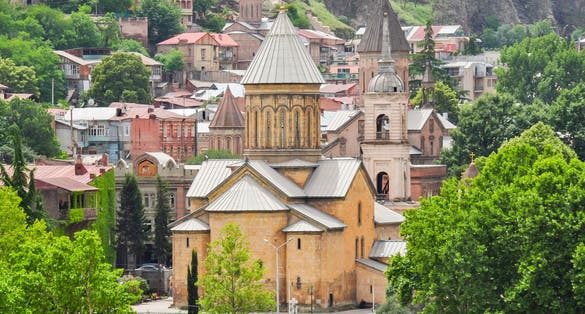 Sioni Cathedral in Tbilisi old town, Georgia