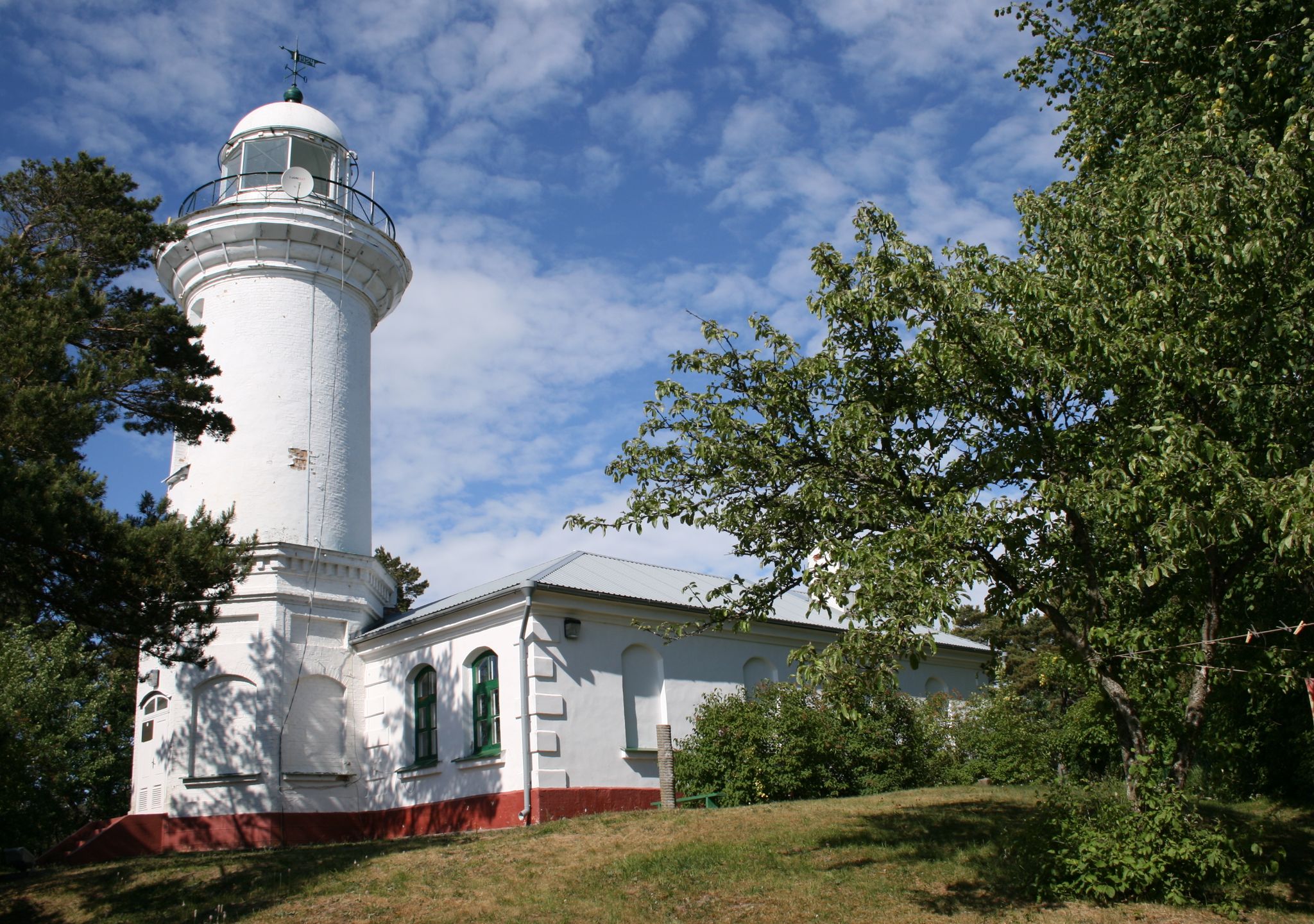 Užava lighthouse	,Ventspils,	Latvia.