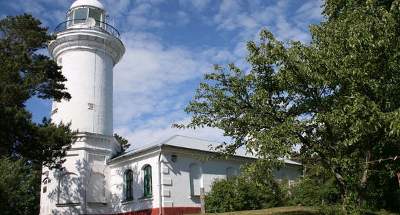 Užava lighthouse	,Ventspils,	Latvia.