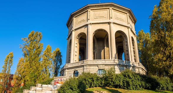 The Aqueduct or water tank in Ferrara - Italy
