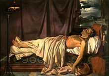 Photo of Joseph Denis Odevaere, Lord Byron on his Death-bed .