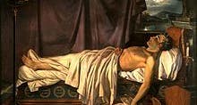 Photo of Joseph Denis Odevaere, Lord Byron on his Death-bed .