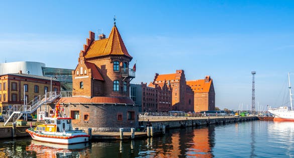 Marina of Stralsund, Germany