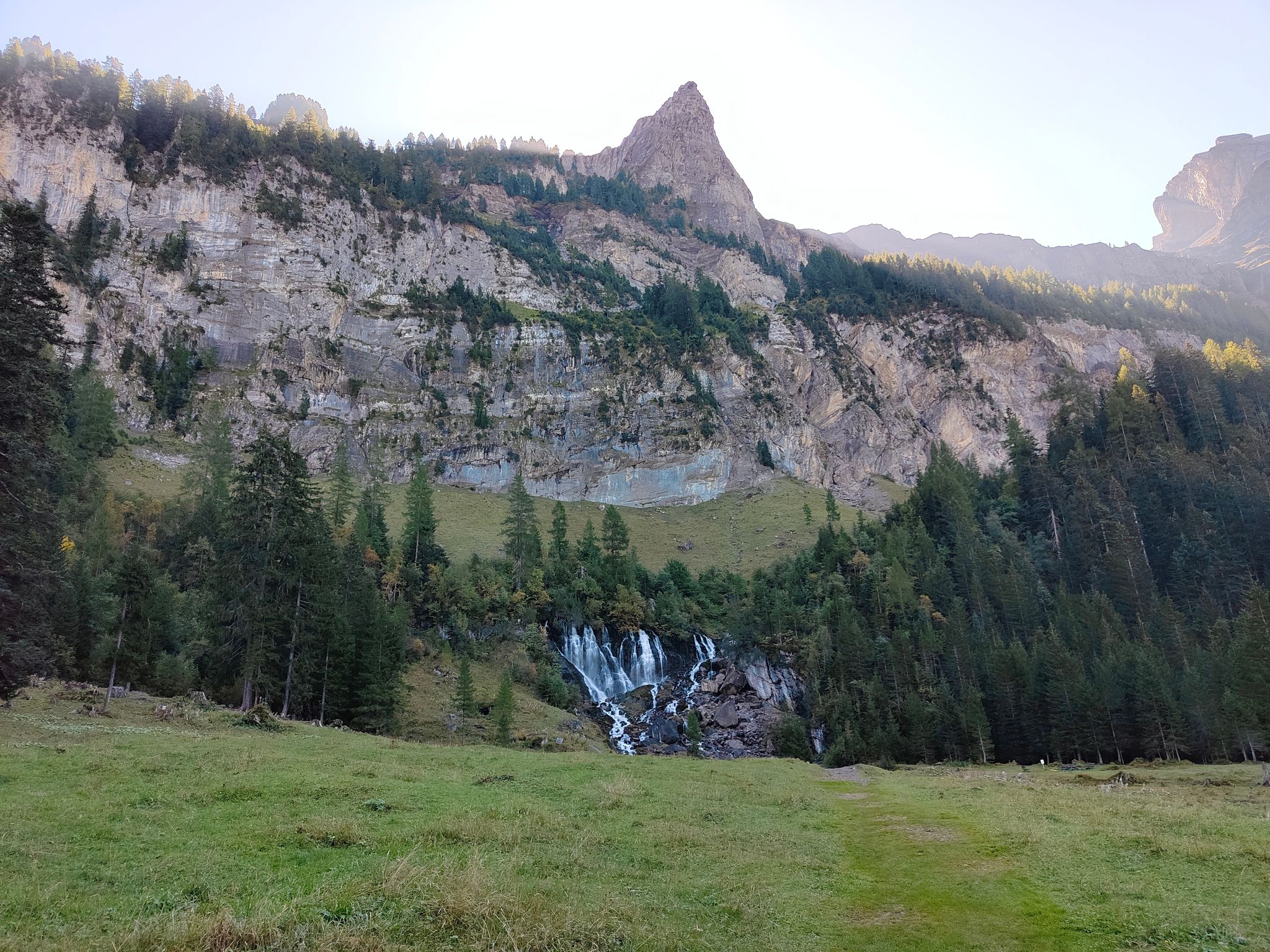 photo of Sibe Brünne und Simmenfälle close to Lenk in Switzerland.
