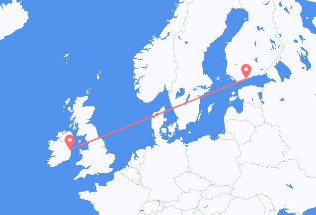 Dublin to Helsinki