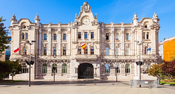 Photo of Santander City Hall building or Ayuntamiento de Santander.