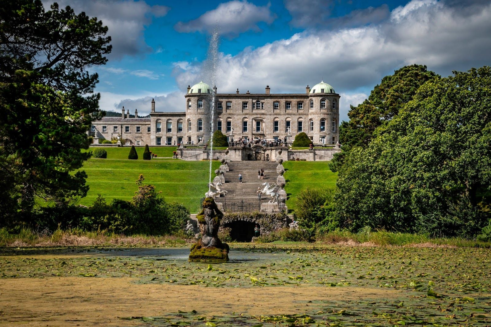 Powerscourt House & Gardens, Powerscourt Demesne, Enniskerry ED, The Municipal District of Bray, County Wicklow, Leinster, Ireland