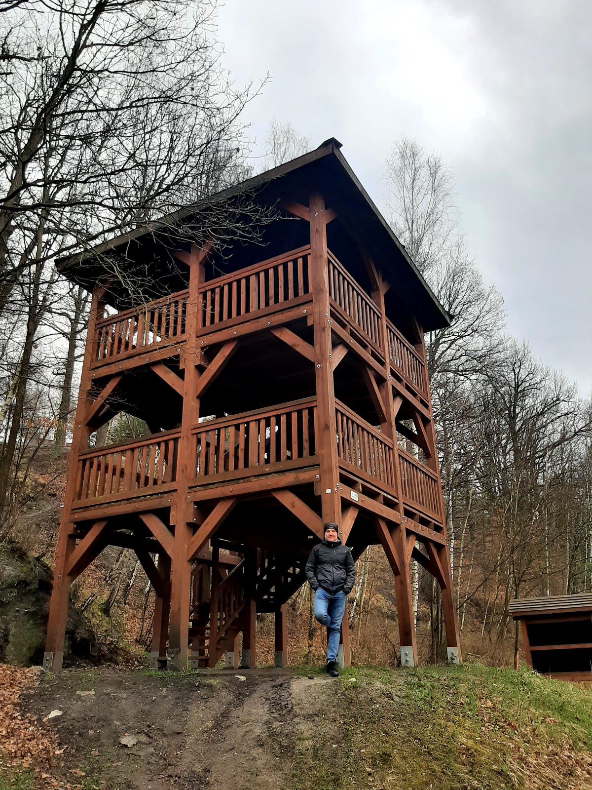 Wieża widokowa przy elektrowni, Kliczków, gmina Osiecznica, Bolesławiec County, Lower Silesian Voivodeship, Poland