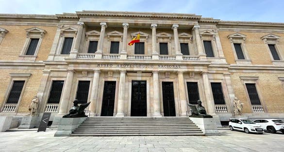 photo of National Archaeological Museum building in Madrid, Spain.