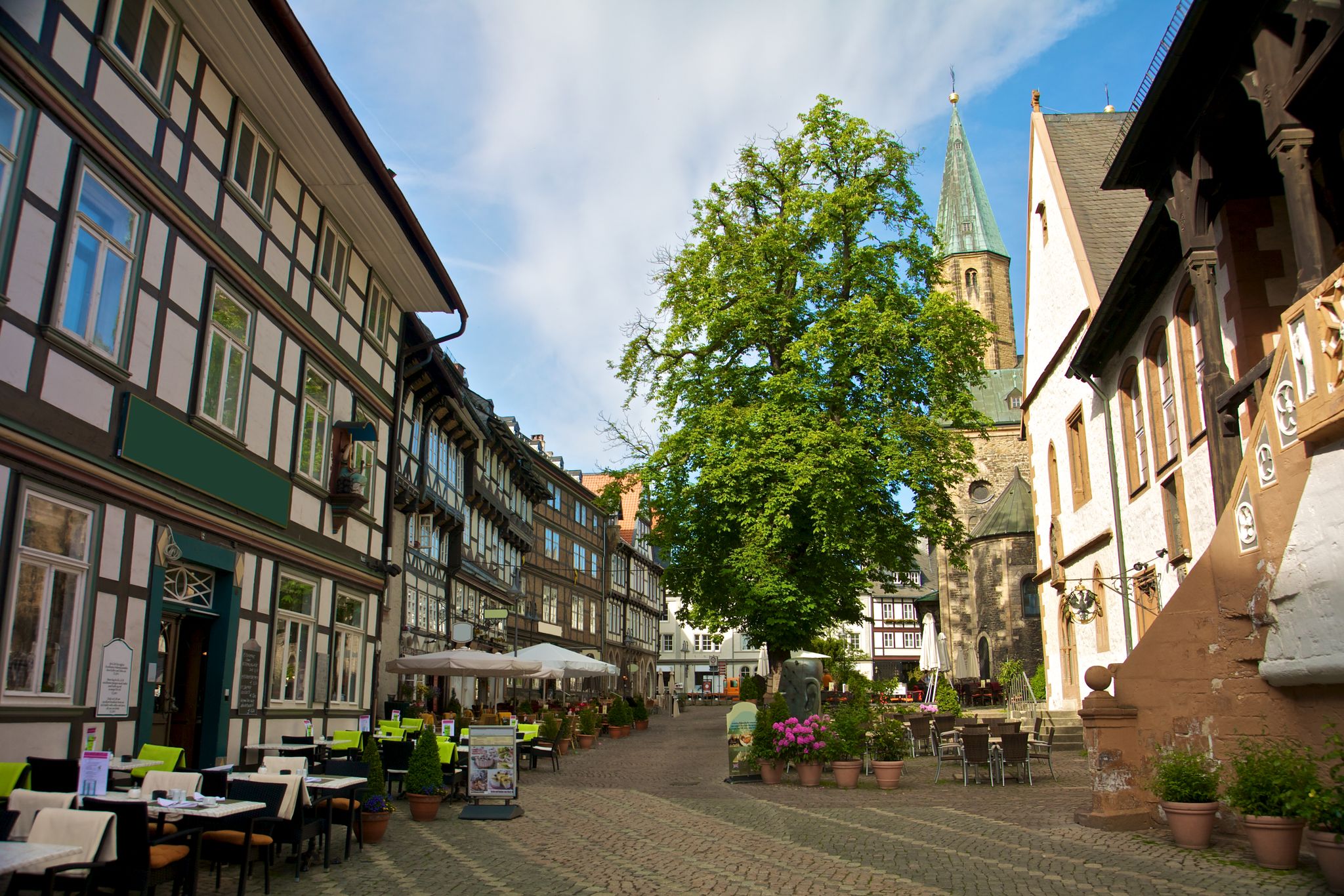 Photo of old city of Goslar, Germany.
