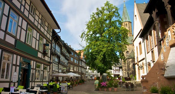Photo of old city of Goslar, Germany.