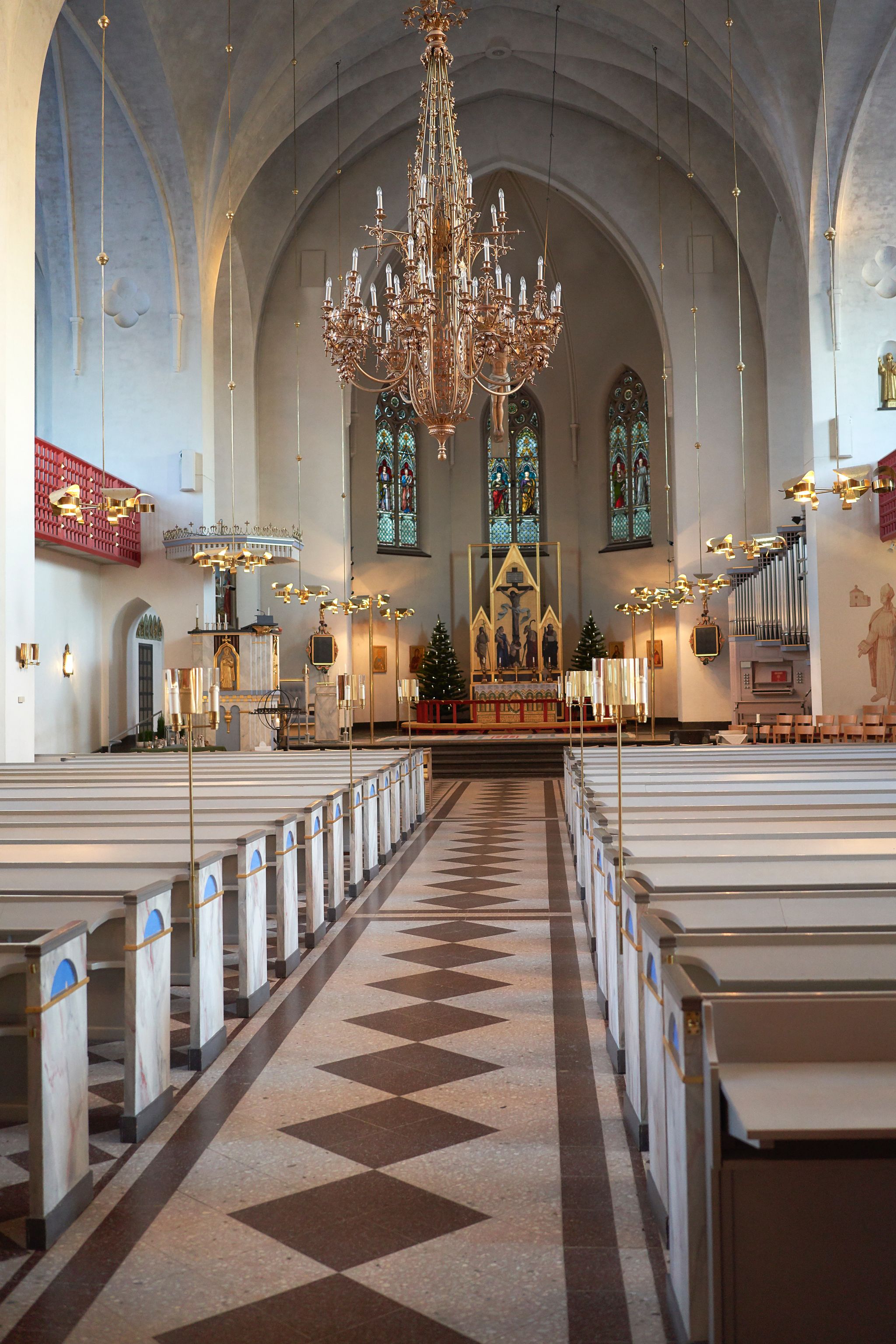 photo of inside view of Luleå Cathedral in Luleå , Sweden.