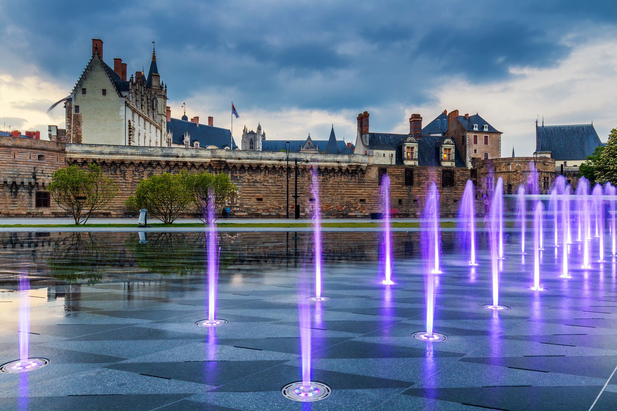 Castle of the Dukes of Brittany (Chateau des Ducs de Bretagne) in Nantes, France