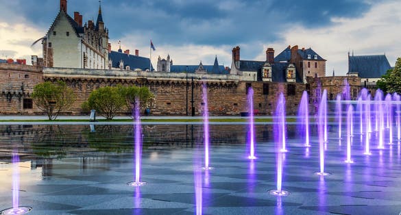 Castle of the Dukes of Brittany (Chateau des Ducs de Bretagne) in Nantes, France